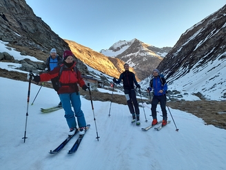 Bild 10 Start zum Rheinwaldhorn 1