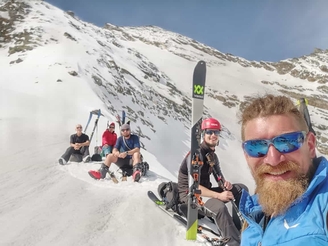 Bild 33 Gipfel des Trapez 2743m