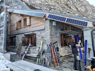 Bild 6 Am Ziel angekommen   Laentahuette