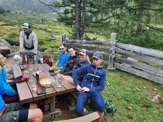 nach der Staerkung Lienzer Huette   Kopie
