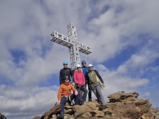 Auf der Sonklarspitze